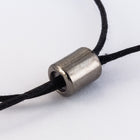 5mm x 4mm Gunmetal String-On Clasp #CLC210-General Bead