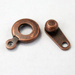 10mm Antique Copper Button Clasp #CLD005-General Bead