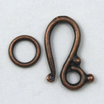 20mm Antique Copper Decorative Hook Clasp #CLD141-General Bead