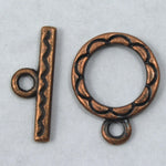 12mm Antique Copper Toggle Clasp #CLD145-General Bead