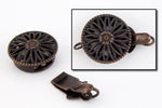 10mm Antique Copper Filigree Box Clasp #CLD164-General Bead