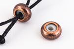 8mm x 4mm Antique Copper String-On Clasp #CLD167-General Bead