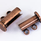 14mm x 10mm Antique Copper 2 Loop Magnetic Slide Clasp #CLD187-General Bead