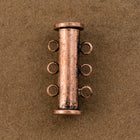 20mm x 10mm Antique Copper 3 Loop Magnetic Slide Clasp #CLD188-General Bead