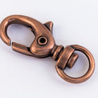 30mm x 15mm Antique Copper Swivel Lobster Clasp #CLD200-General Bead