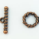 11mm Antique Copper Toggle Clasp #CLD208-General Bead