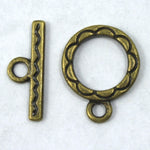 12mm Antique Brass Toggle Clasp #CLE145-General Bead