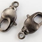 9mm x 17mm Matte Gunmetal Swivel Lobster Clasp #CLE151-General Bead