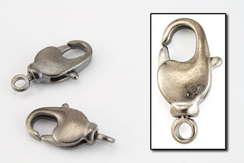 7mm x 14mm Antique Silver Swivel Lobster Clasp #CLG021-General Bead