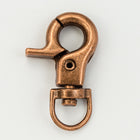 30mm x 18mm Antique Copper Swivel Clasp #CLE166-General Bead