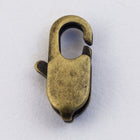 10mm x 4mm Antique Brass Rectangular Lobster Clasp #CLE184-General Bead