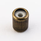 7mm x 5mm Antique Brass String-On Clasp #CLE191-General Bead