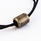7mm x 5mm Antique Brass String-On Clasp #CLE191-General Bead