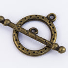 21mm x 36mm Antique Brass Toggle Clasp #CLE193-General Bead