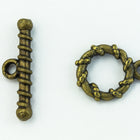 11mm Antique Brass Toggle Clasp #CLE208-General Bead