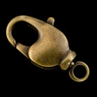 9mm x 17mm Antique Brass Swivel Lobster Clasp #CLF151-General Bead