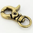 30mm x 18mm Antique Brass Swivel Clasp #CLF166-General Bead