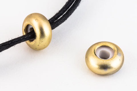 8mm x 4mm Matte Gold String-On Clasp #CLF167-General Bead