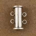 14mm x 10mm Antique Silver 2 Loop Magnetic Slide Clasp #CLF187-General Bead