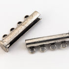 26mm x 10mm Antique Silver 4 Loop Magnetic Slide Clasp #CLF189-General Bead