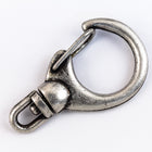 33mm x 19mm Antique Silver Round Swivel Clasp #CLF192-General Bead