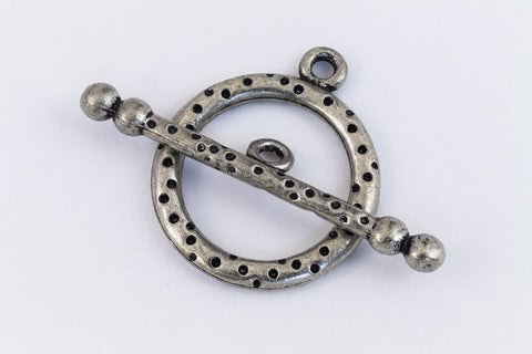 21mm x 36mm Antique Silver Toggle Clasp #CLF193-General Bead