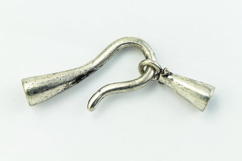 24mm Antique Silver Hook and Eye Clasp #CLF209-General Bead