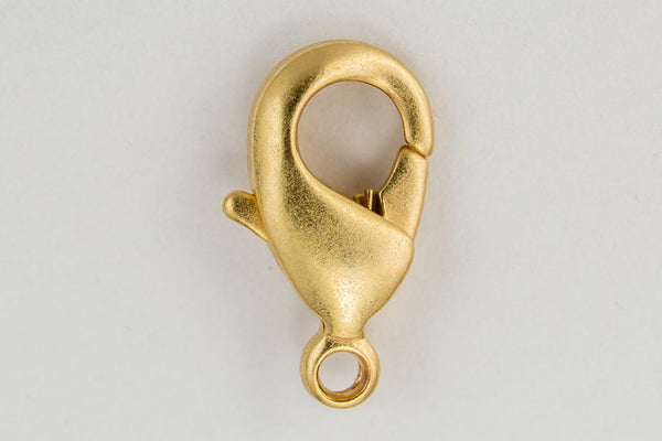 5mm x 9mm Matte Gold Lobster Clasp #CLG152 – General Bead