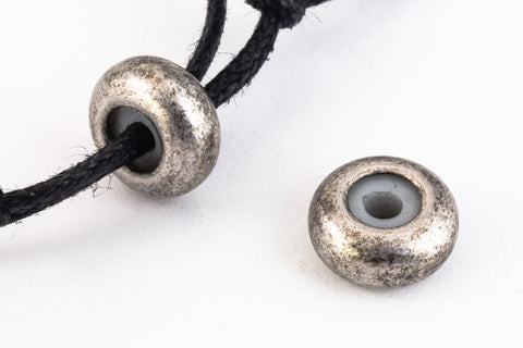 8mm x 4mm Antique Silver String-On Clasp #CLG167-General Bead