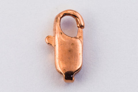 10mm x 4mm Bright Copper Rectangular Lobster Clasp #CLI184-General Bead