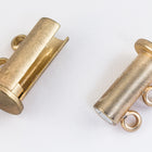 14mm x 10mm Matte Gold 2 Loop Magnetic Slide Clasp #CLG187-General Bead