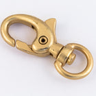 30mm x 15mm Matte Gold Swivel Lobster Clasp #CLG200-General Bead