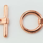 16mm Bright Copper Art Deco Toggle Clasp #CLG206-General Bead