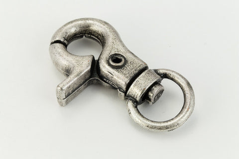 30mm x 18mm Antique Silver Swivel Clasp #CLH166-General Bead