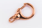 33mm x 19mm Bright Copper Round Swivel Clasp #CLH192-General Bead