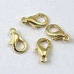 10mm Gold Lobster Clasp #CLI011-General Bead