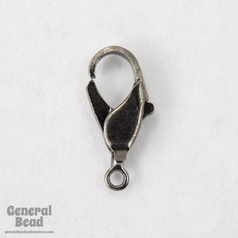 13mm Gunmetal Flat Lobster Clasp #CLJ020-General Bead