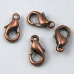 10mm Antique Copper Lobster Clasp #CLM011-General Bead
