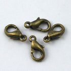 10mm Antique Brass Lobster Clasp #CLN011-General Bead