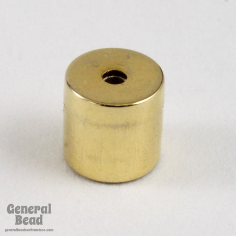 5mm x 11mm Gold Cylinder Magnetic Clasp #CLR044-General Bead