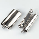 10mm x 24mm Silver Smooth Beadslide Clasp #CLB301