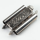10mm x 24mm Antique Silver Leaf Beadslide Clasp #CLE307