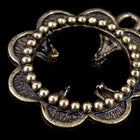 20mm Antique Gold Flower Frame Setting-General Bead