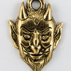 16mm Antique Gold Handsome Devil Charm #CMA770-General Bead