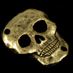 18mm Antique Gold Skull Link-General Bead