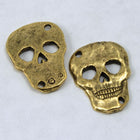 18mm Antique Gold Skull Link-General Bead