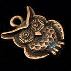 15mm Antique Copper Owl Charm-General Bead
