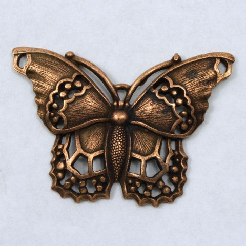40mm Antique Copper Butterfly Charm-General Bead