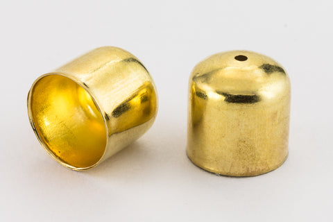 8mm Gold Smooth Rounded Bead Cone #COA003-General Bead