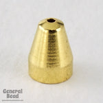 8mm Gold Smooth Metal Cone-General Bead